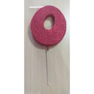 VELAS TELGOPOR ROJO NUMERO 0