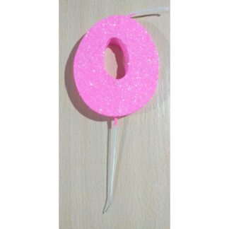 VELAS TELGOPOR ROSA NUMERO 0