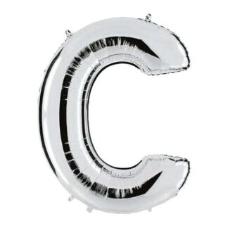 GLOBO LETRAS C METALIZADO PLATA