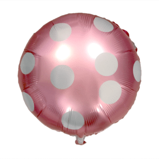 GLOBO LUNARES METALIZADO ROSA