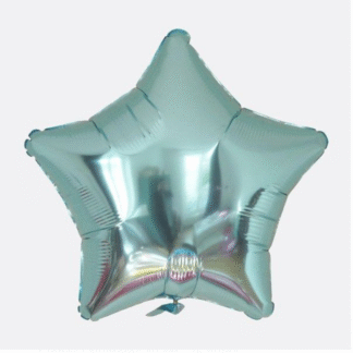 GLOBO METALIZADO ESTRELLA CHICA AQUA