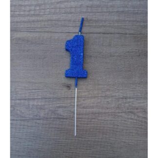 VELAS TELGOPOR AZUL NUMERO 1