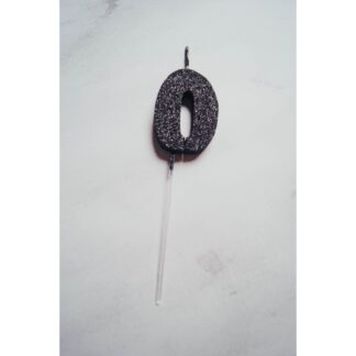 VELAS TELGOPOR NEGRO NUMERO 0