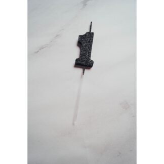 VELAS TELGOPOR NEGRO NUMERO 1