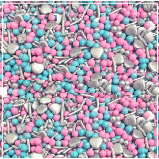 Sprinkles Mix Color Pastel y Plateado