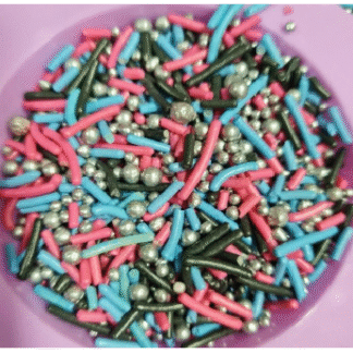 Sprinkles Mix Magic fucsia Negro Celes (grana sabo